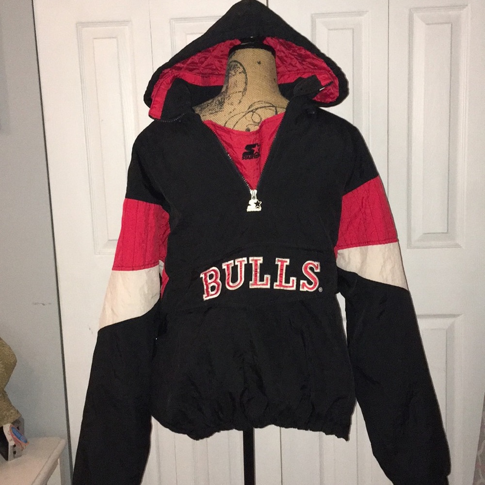 Vintage Chicago  Bulls Starter pullover jacket 90s
